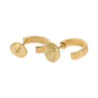 Yellow Gold  Small Model Love Hoop Earrings