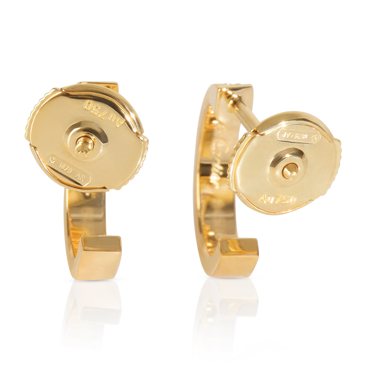 Yellow Gold  Small Model Love Hoop Earrings