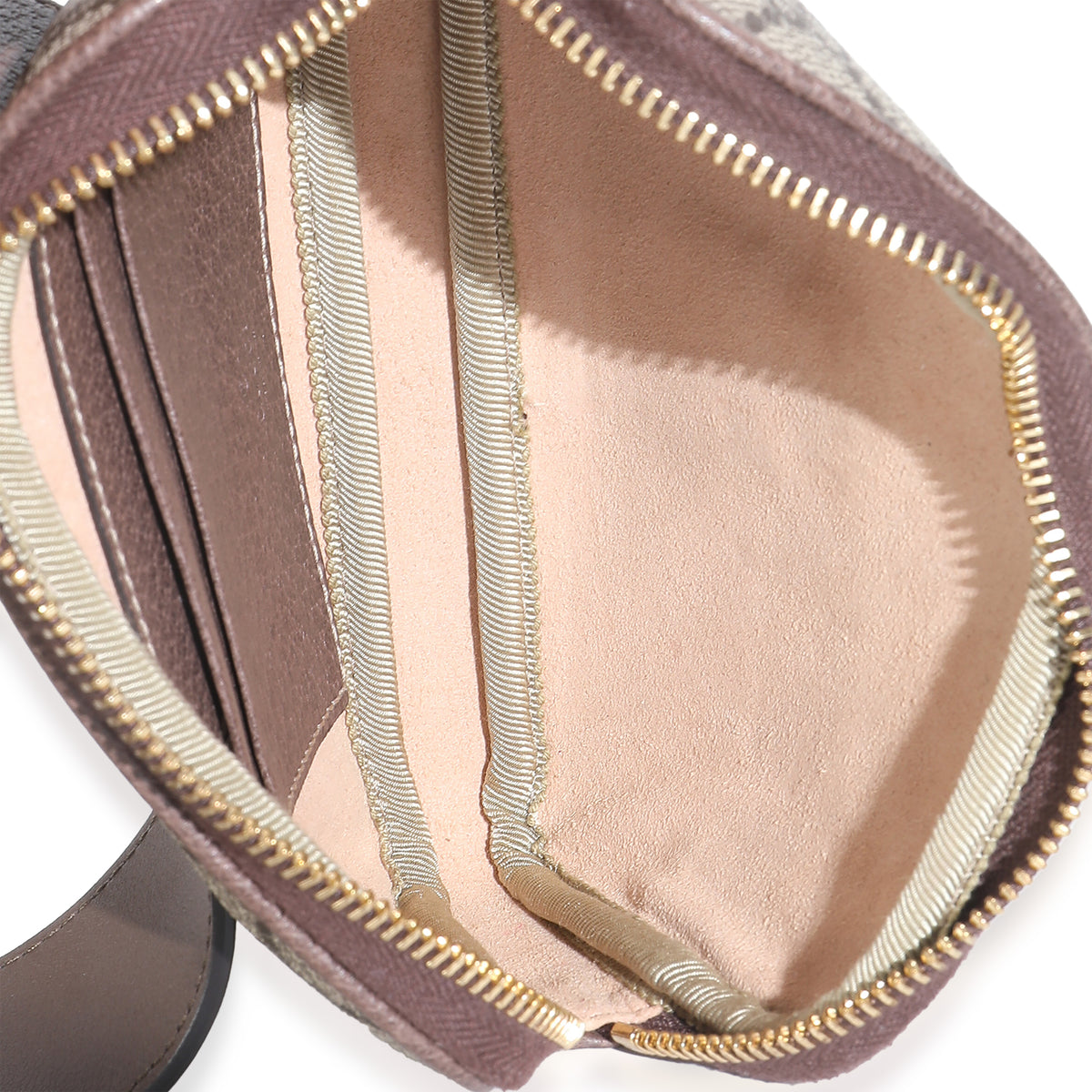 Beige Ebony GG Supreme Canvas Small Ophidia Belt Bag 85/34