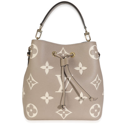 Tourterelle Creme Empreinte Monogram Giant Neonoe MM