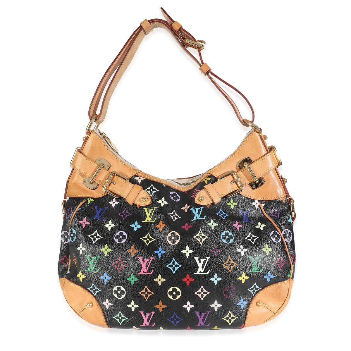 Black Monogram Multicolore Canvas Greta