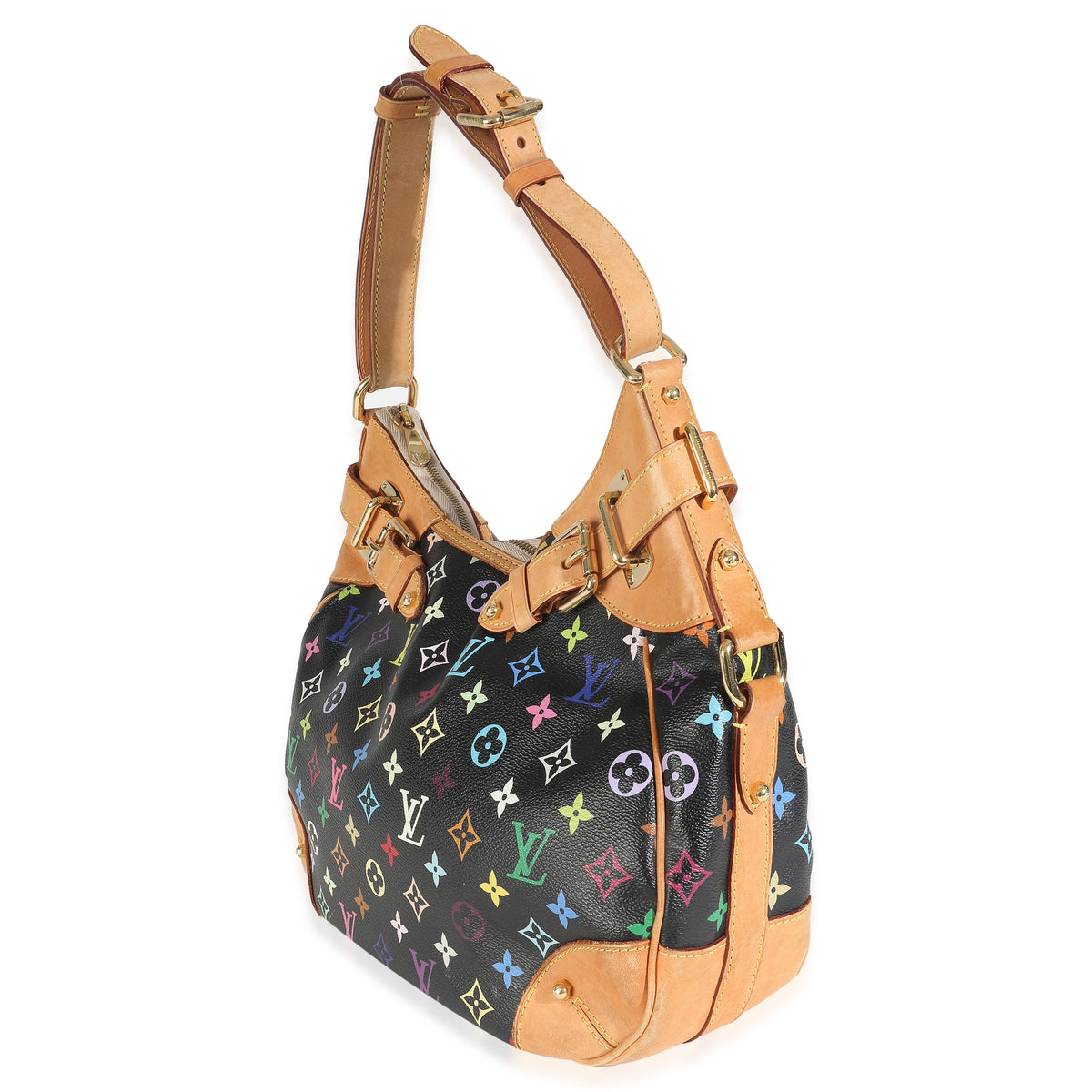 Black Monogram Multicolore Canvas Greta