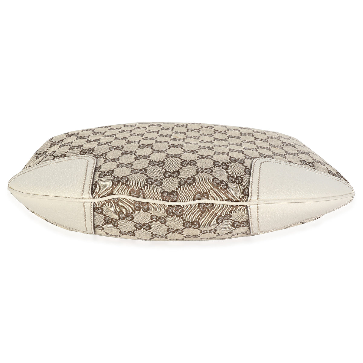 Off White Beige GG Monogram Canvas Princy Hobo