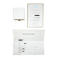 Van Cleef & Arpels Yellow Gold Malachite Vintage Alhambra Pendant box