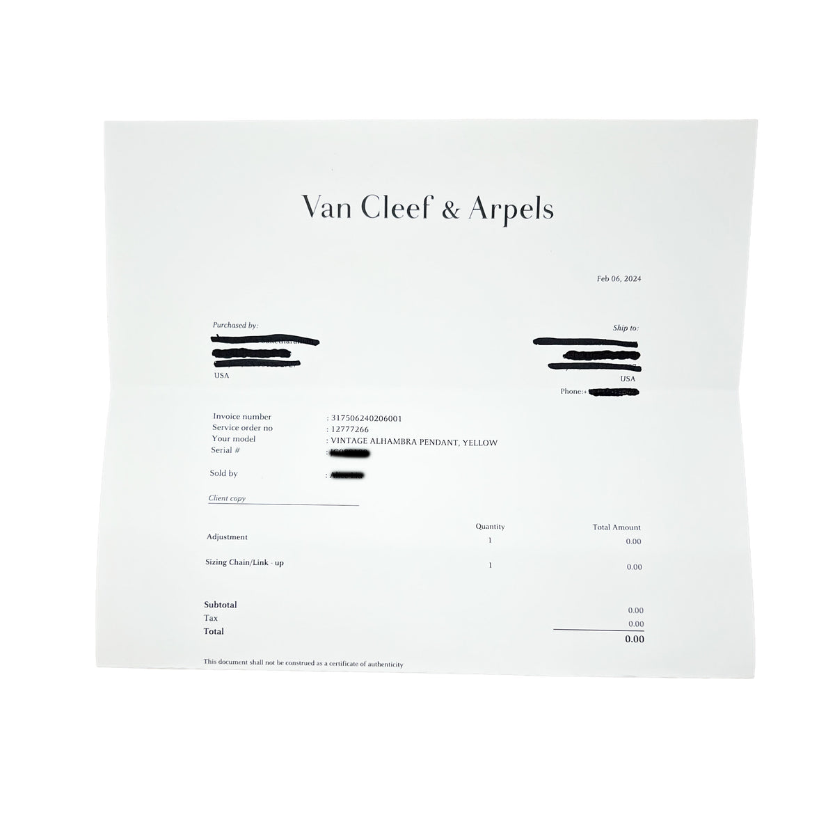 Yellow Gold Malachite Vintage Alhambra Pendant