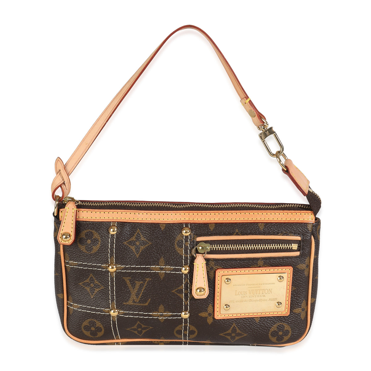 Monogram Canvas Quilted Riveting Pochette Accessories