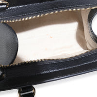 Black Dollar Calfskin Medium Soho Top Handle Satchel