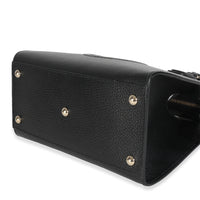 Black Dollar Calfskin Medium Soho Top Handle Satchel