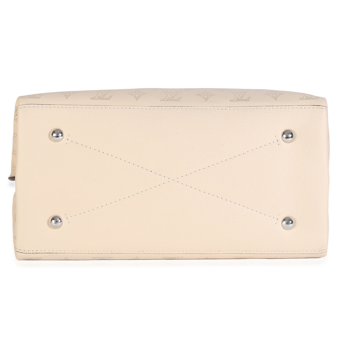 Creme Monogram Mahina Carmel Hobo