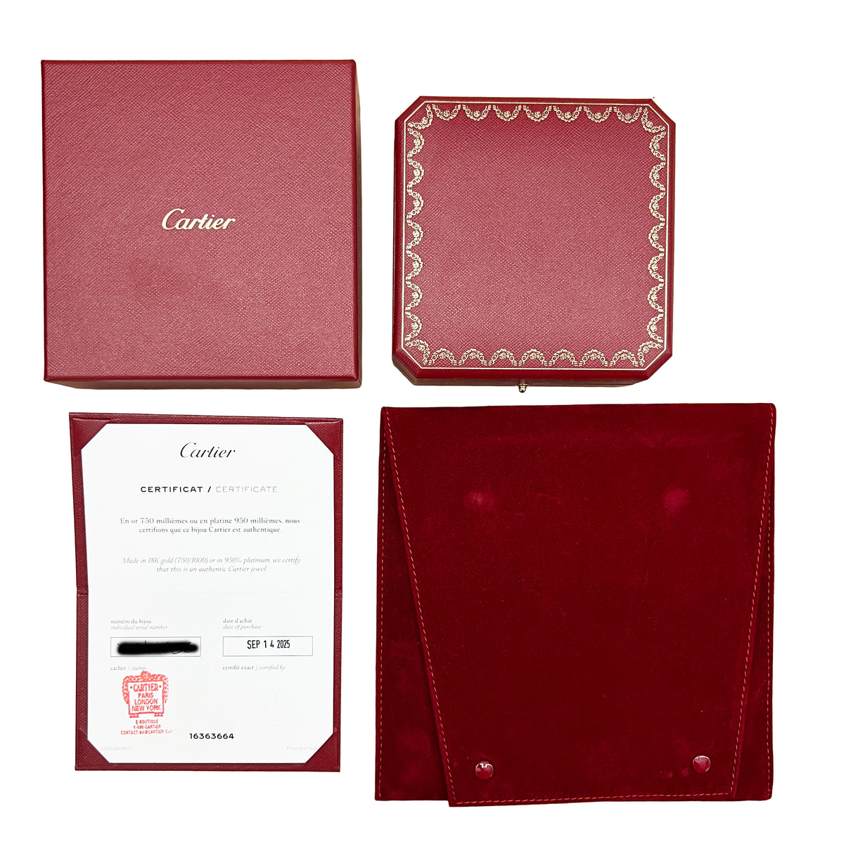 3-Tone Gold  Mini Model Trinity Pendant