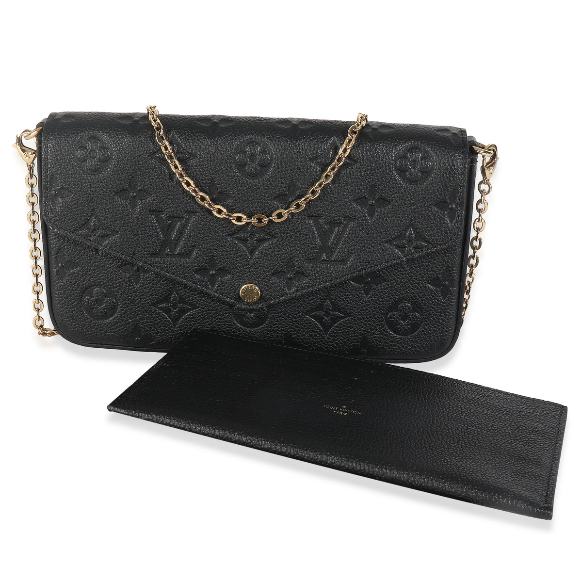 Black Monogram Empreinte Felicie Pochette