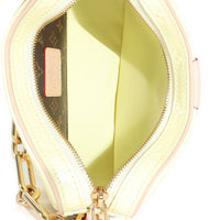 Light Yellow Monogram Vernis Croissant NM