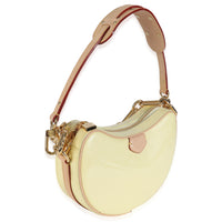 Light Yellow Monogram Vernis Croissant NM