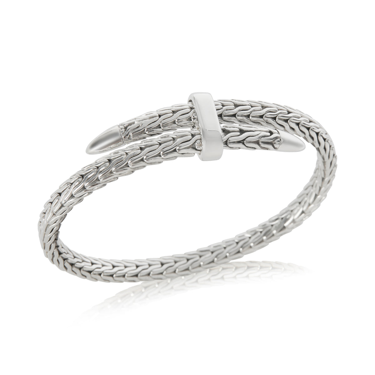 Sterling Silver  Spear Flex Bracelet