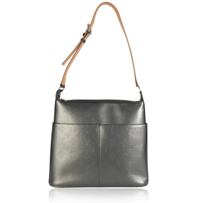 Black Mat Monogram Sutter Tote