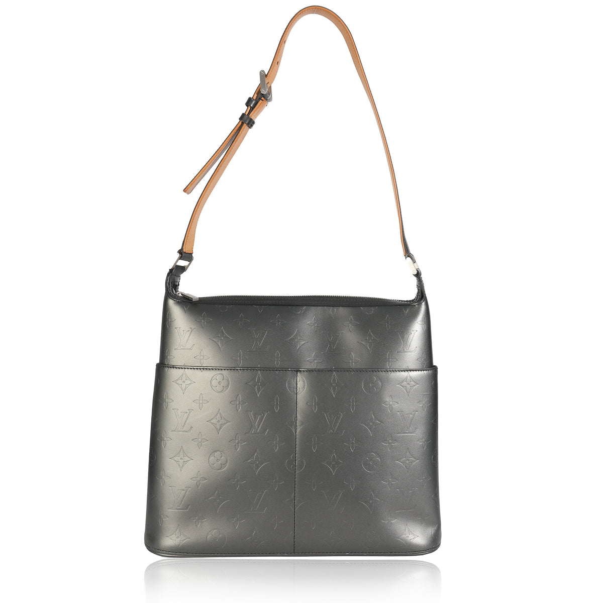 Black Mat Monogram Sutter Tote