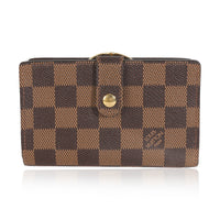 Damier Ebene Canvas French Purse
