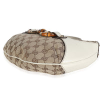 Ebony GG Canvas Bamboo Small Amalfi Hobo