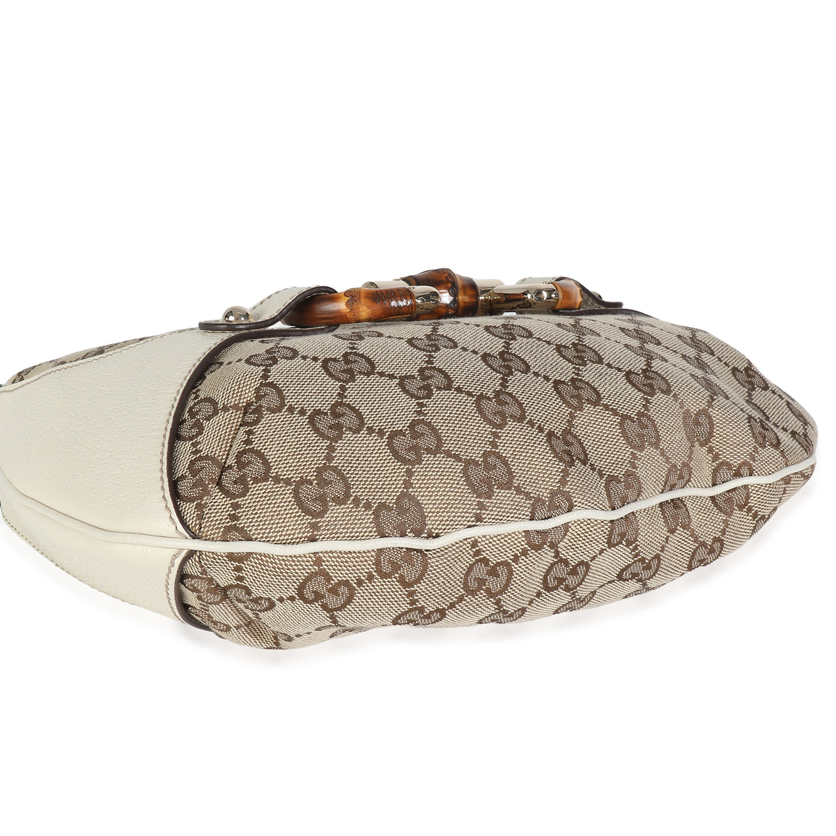 Ebony GG Canvas Bamboo Small Amalfi Hobo