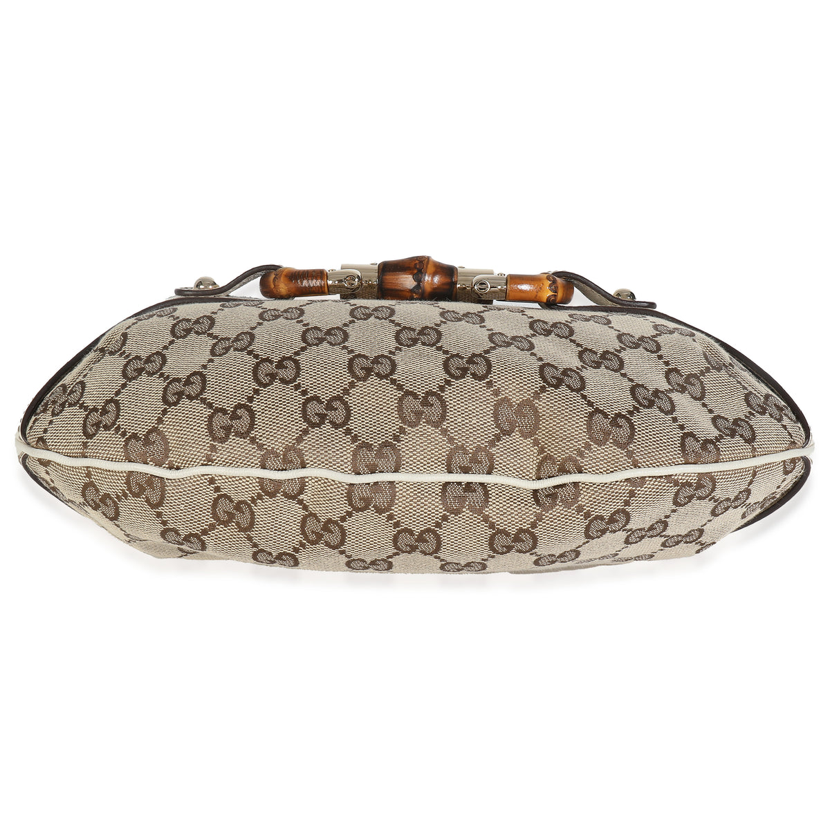 Ebony GG Canvas Bamboo Small Amalfi Hobo