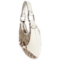 Ebony GG Canvas Bamboo Small Amalfi Hobo