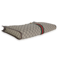 Beige New Acero GG Supreme Canvas Large Rajah Chain Tote