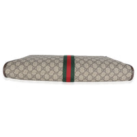 Beige New Acero GG Supreme Canvas Large Rajah Chain Tote