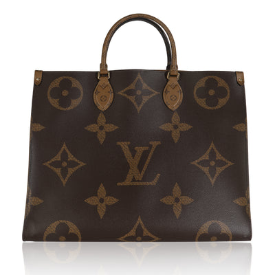 Monogram Reverse Canvas Onthego GM