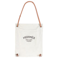 Hermès Gold Swift Craie Maline Grooming Bag Handbag fv