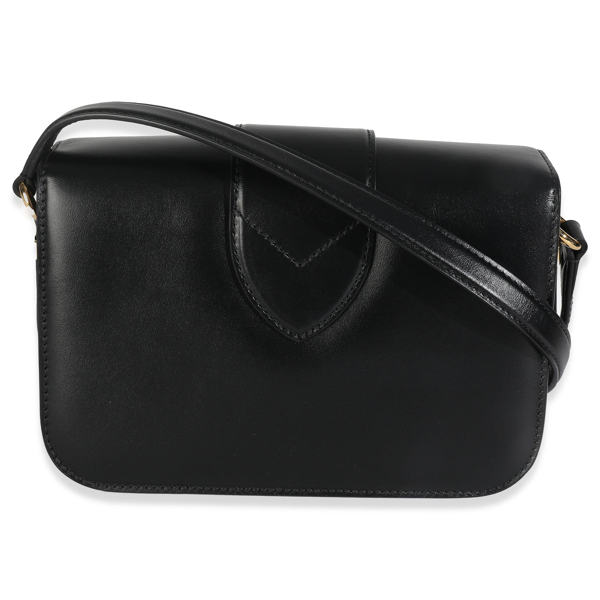 Louis Vuitton Black Smooth Calfskin LV Pont 9 Handbag bv