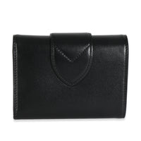 Black Smooth Calfskin LV Pont 9 Compact Wallet