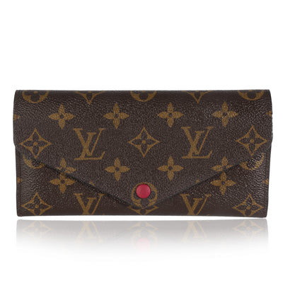 Fuchsia Monogram Canvas Josephine Wallet