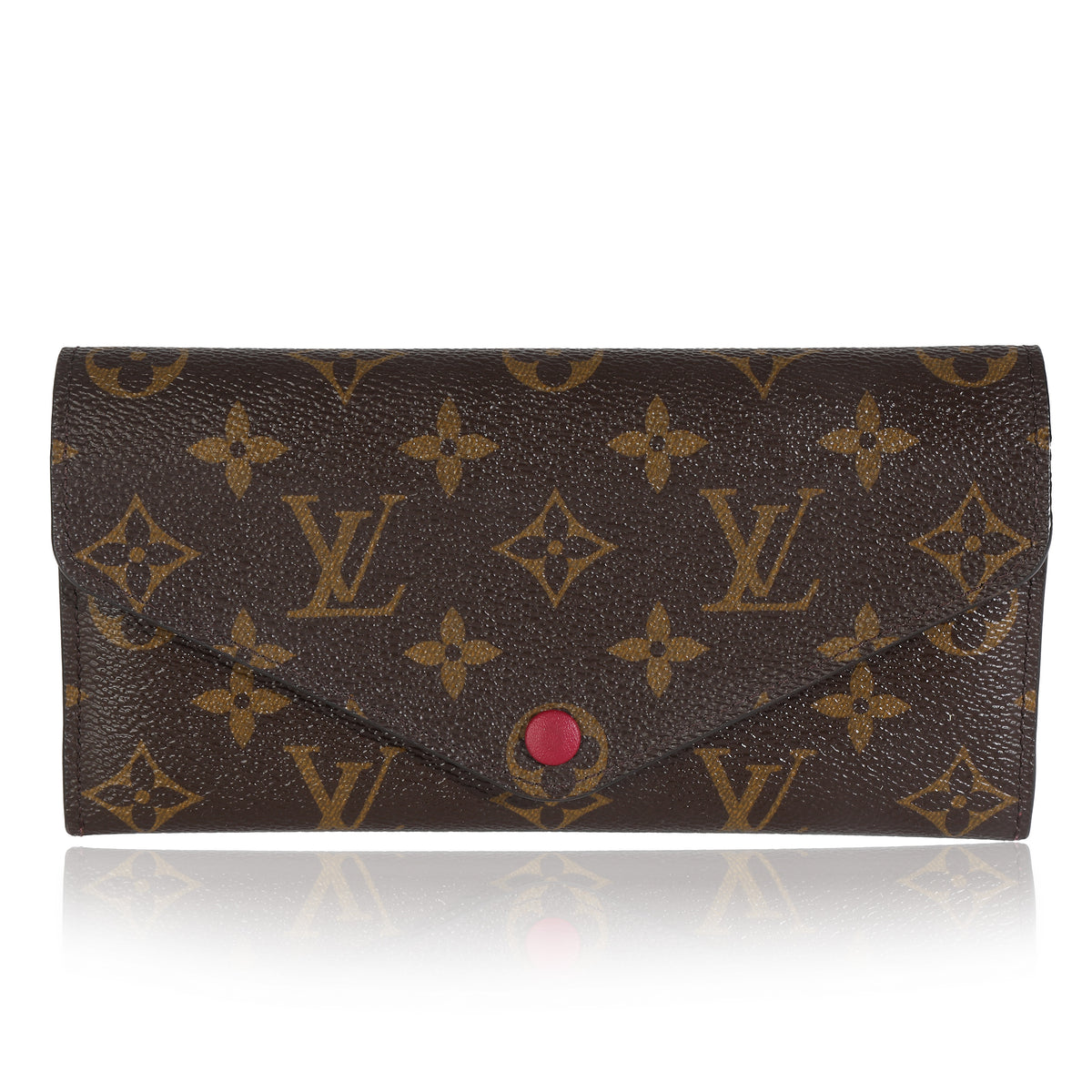 Fuchsia Monogram Canvas Josephine Wallet