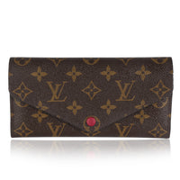Fuchsia Monogram Canvas Josephine Wallet