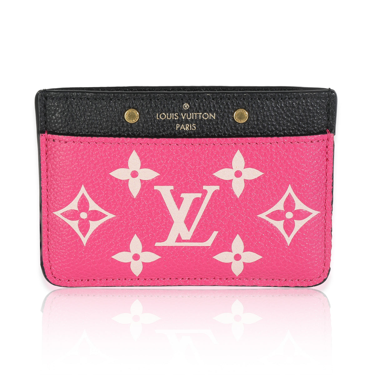 Black White Pink Empreinte Spring In The City Card Holder