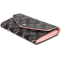 Black Monogram Canvas Fall For You Canvas Sarah Wallet