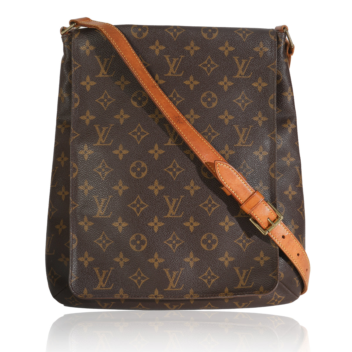 Monogram Canvas Musette Salsa GM