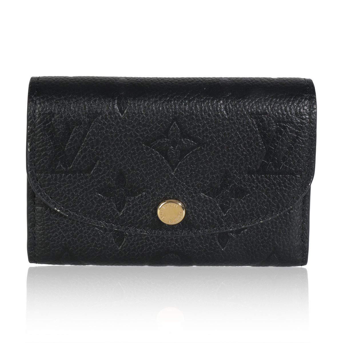Black Monogram Empriente Rosalie Coin Purse