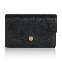 Black Monogram Empriente Rosalie Coin Purse