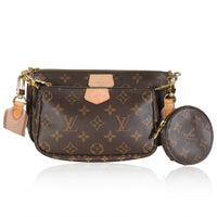 Rose Clair Monogram Canvas Multi Pochette Accessoires