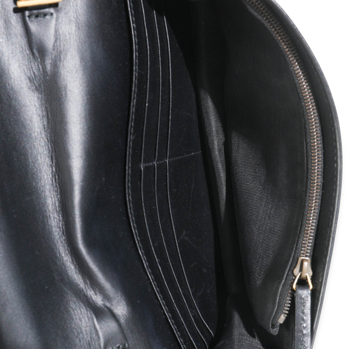 Black Guccissima Calfskin Crystal Cat Wallet On Chain