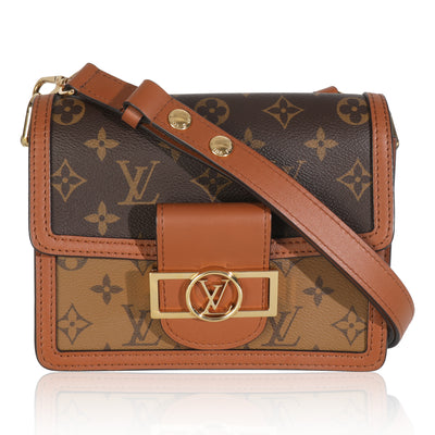 Reverse Monogram Canvas Mini Dauphine