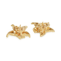 Yellow Gold  Vintage Starfish Earrings