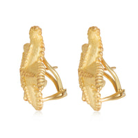 Yellow Gold  Vintage Starfish Earrings