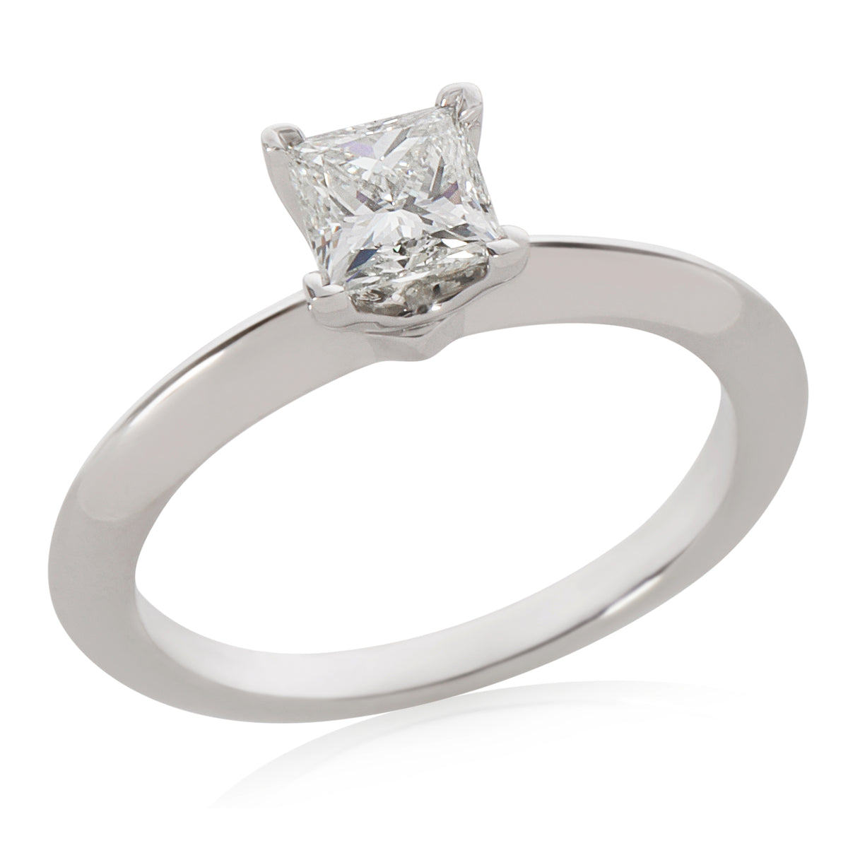 0.53 ct Princess Diamond Engagement Ring