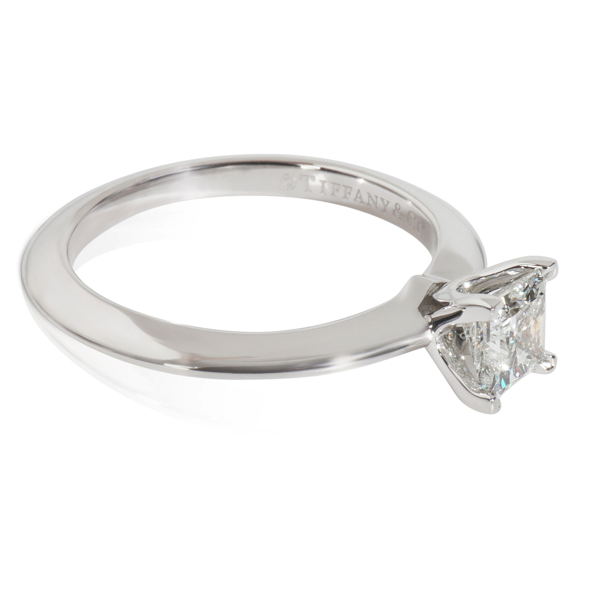 0.53 ct Princess Diamond Engagement Ring