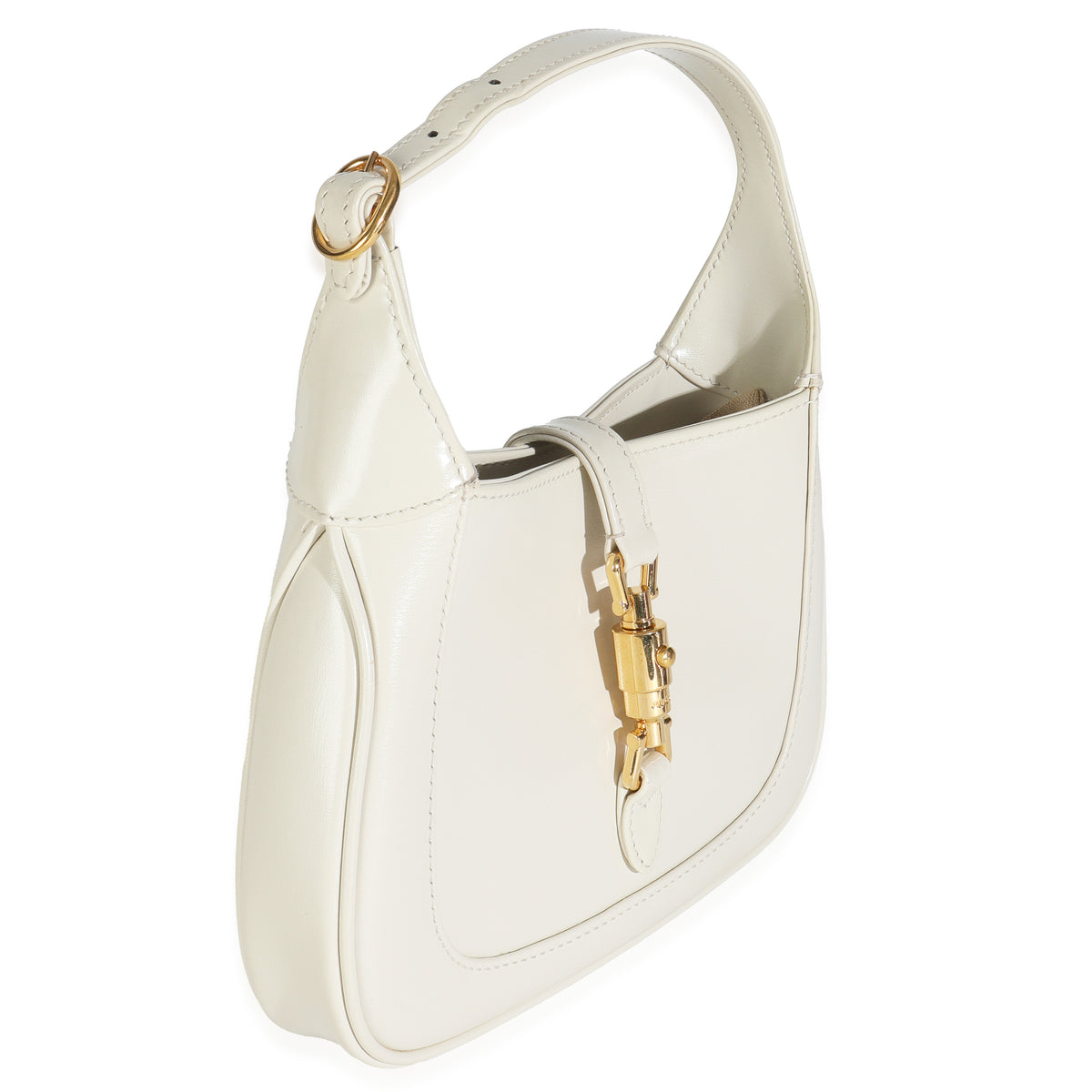 Mystic White Boarded Dyana Lux Calfskin Mini Jackie 1961 Hobo