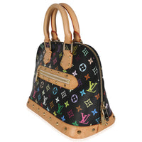 Black Monogram Multicolor Canvas Alma PM