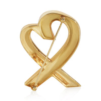 Yellow Gold  Paloma Picasso Loving Heart Brooch