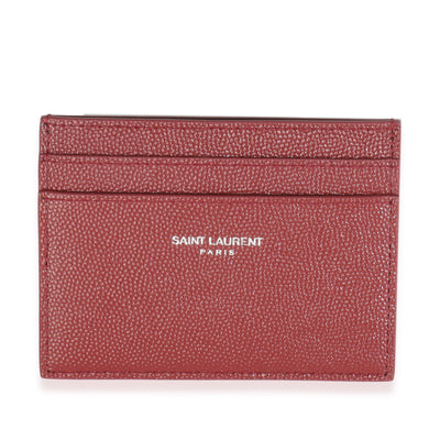 Wine Grain De Poudre Credit Card Case